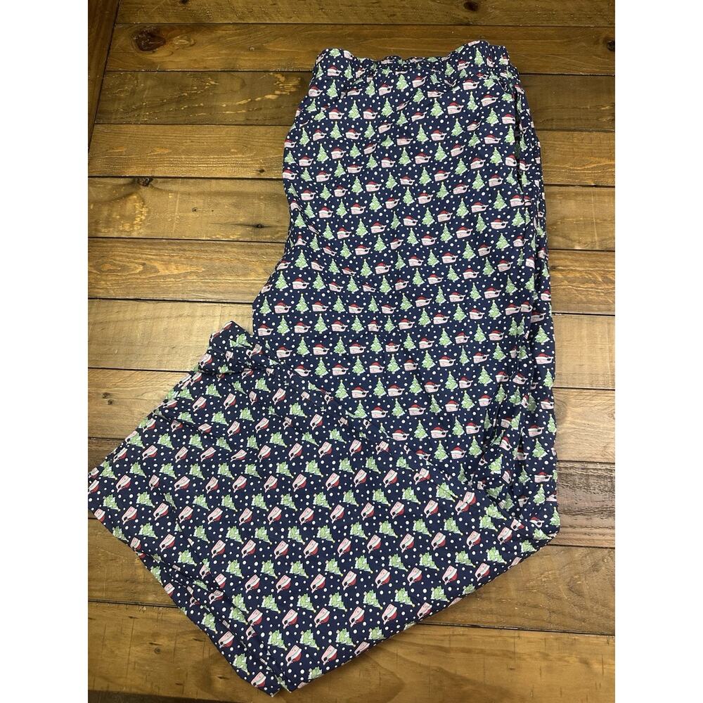 Southern Marsh Pajamas Bottoms Mens 3XT Christmas Whale Lounge Pants Pull On